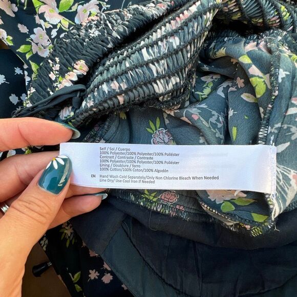 Band of Gypsies Women's Multicolor Sleeveless Wide Leg Floral Jumpsuit - Picture 8 of 8